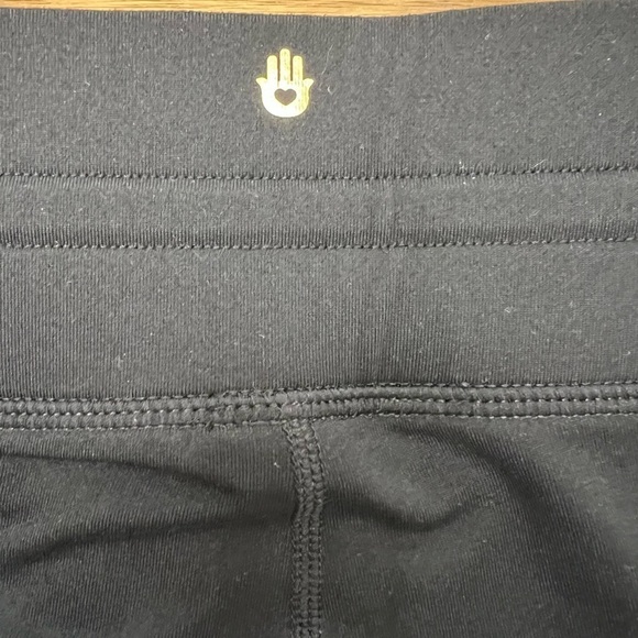 Spiritual Gangster Sporty High Waist Leggings Black White Sparkly Stripe Sz XS - Picture 5 of 10